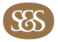S & S, fabrics logo